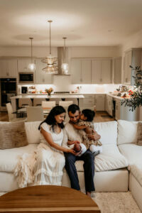 In-Home newborn session in Marietta, GA
