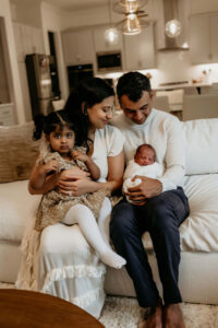 In-Home newborn photo session in Marietta, GA