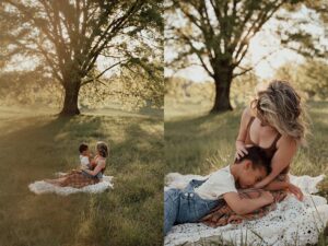 Mom and son photos at Kemp Park 